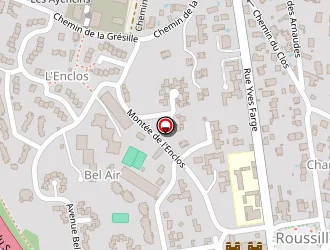 Carte de Bazin Martial à Roussillon