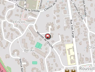 Carte de Ecole Privée Saint Jacques à Roussillon