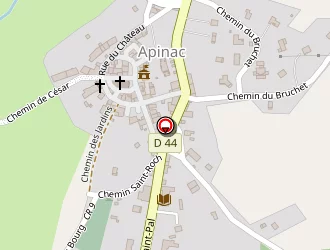 Carte de Bransiet Construction Bois à Apinac