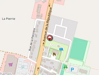 Carte de Centre De Secours à Mirambeau