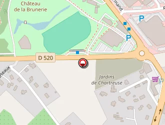 Carte de Station Esso Express à Voiron