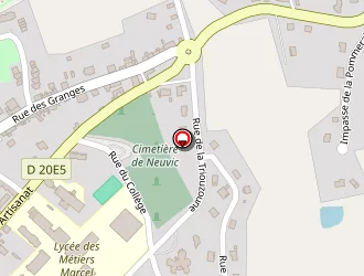 Carte de Stade Municipal à Neuvic