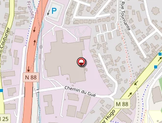 Carte de Savelys à Firminy