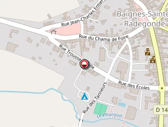 Carte de Piscine à Baignes-sainte-radegonde