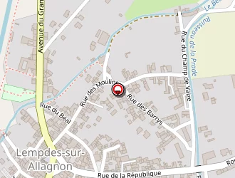 Carte de La Poste à Lempdes-sur-allagnon