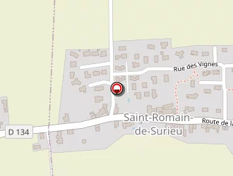 Carte de D.p.c.e. à Saint-romain-de-surieu