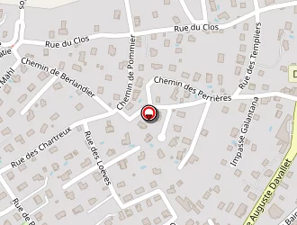 Carte de Camping Clair Matin à Allevard