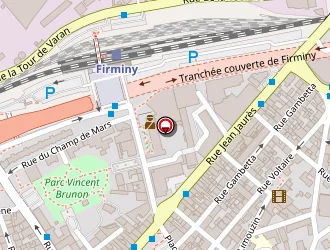 Carte de Foncia I.g.d. à Firminy