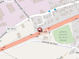 Carte de Tennis Club à Chambon-feugerolles (le)