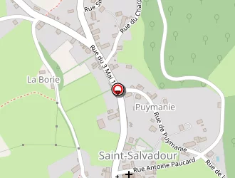 Carte de Agence Postale à Saint-salvadour