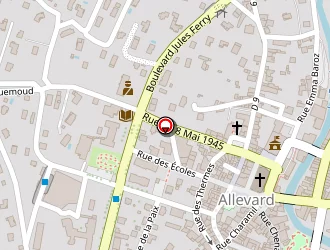 Carte de Capillus à Allevard