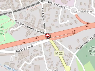 Carte de Autocars Chaize à Chambon-feugerolles (le)