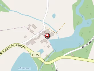 Carte de Scierie De Miremont à Lanouaille