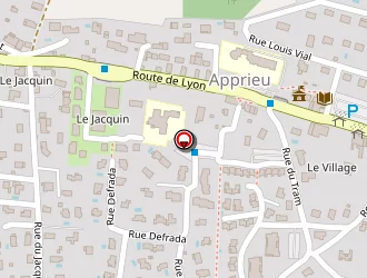 Carte de Ecole Maternelle à Apprieu