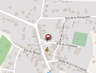 Carte de Vincent Lagney à Vensac