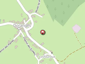 Carte de Agence Postale à Doranges