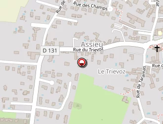 Carte de L.a Service à Assieu