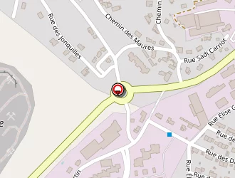 Carte de Le Montcel Un Tissage Coloré à Ricamarie (la)