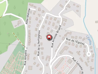 Carte de Allo Taxi Cortial & Brun à Unieux