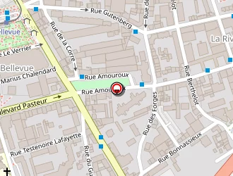 Carte de Merle Pierre Benoît à Saint-étienne