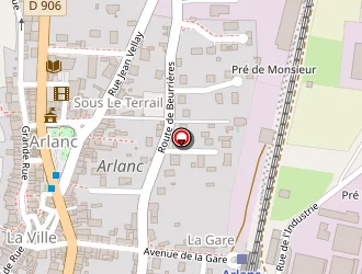 Carte de Pharmacie Bastide à Arlanc