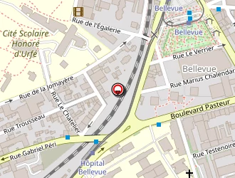 Carte de Solaure Ambulance à Saint-étienne