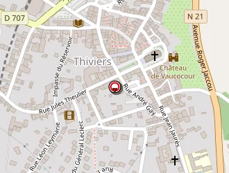 Carte de Presbytère à Thiviers