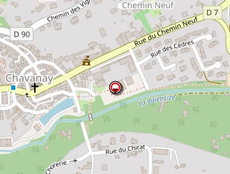 Carte de La Poste à Chavanay