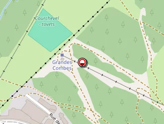 Carte de Frisson à Courchevel saint bon