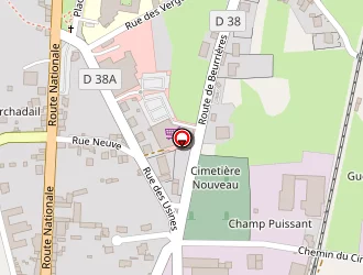 Carte de Champidome à Arlanc