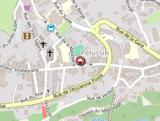 Carte de Cosmeline à Pélussin