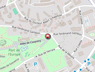 Carte de Lycée Benoît Fourneyron à Saint-étienne