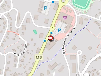 Carte de Roche Industrie à Roche-la-molière