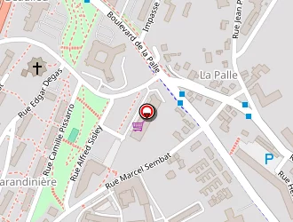 Carte de Espace Loisirs à Saint-étienne