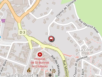 Carte de La Poste à Saint-bonnet-le-château