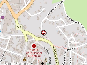 Carte de Le Turquoise à Saint-bonnet-le-château