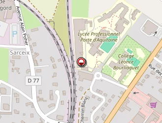 Carte de Lycée Professionnel à Thiviers