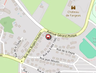 Carte de Terrain Sports à Uzerche