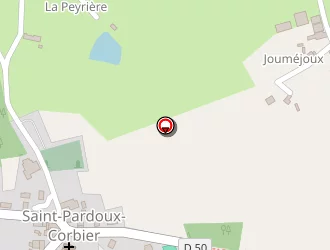 Carte de Complexe Sportif à Saint-pardoux-corbier