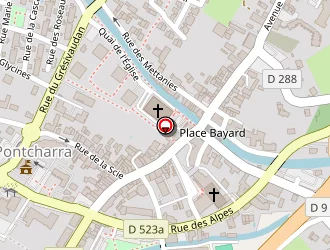 Carte de Centre De Planification à Pontcharra