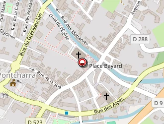 Carte de Lavmy à Pontcharra