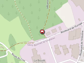 Carte de Scierie La Gravoux à Luriecq