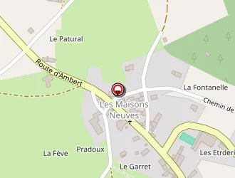 Carte de La Poste à Viverols