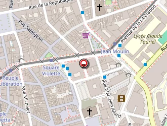 Carte de Le Saint Patrick à Saint-étienne