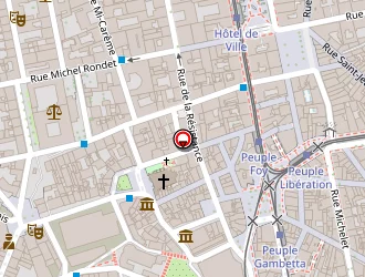 Carte de Federation Cpam Caf Urssaf à Saint-étienne