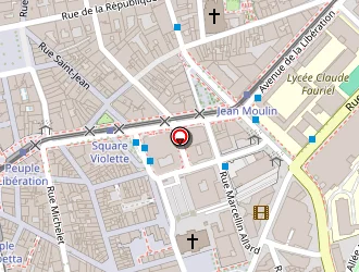 Carte de Château Blanc à Saint-étienne