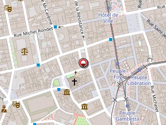 Carte de Monoprix à Saint-étienne