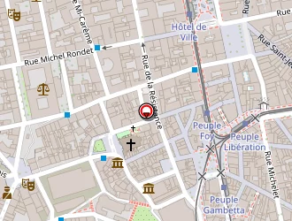 Carte de Le Verre A Pied à Saint-étienne