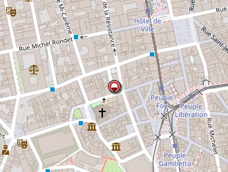 Carte de Le Baladin à Saint-étienne