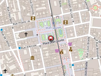 Carte de Les Jardins De Babylone à Saint-étienne